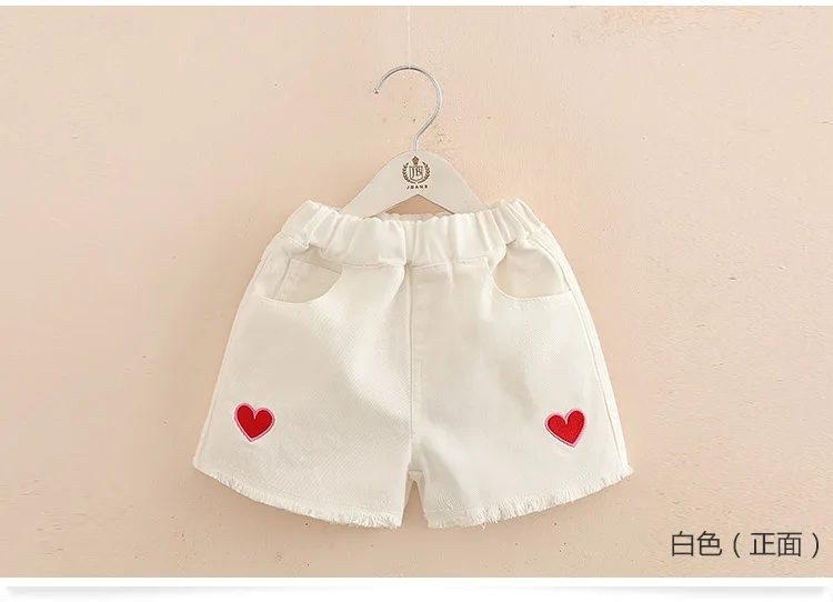 Летние Модные джинсы для девочек шорты джинсовые одежда для малышей для девочек Короткие джинсы детские брюки Hots T1/b181DBO