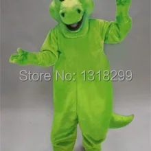 Талисман Зеленый Динозавр Дракон маскарадный костюм на заказ маскарадный костюм карнавальный костюм-маскот
