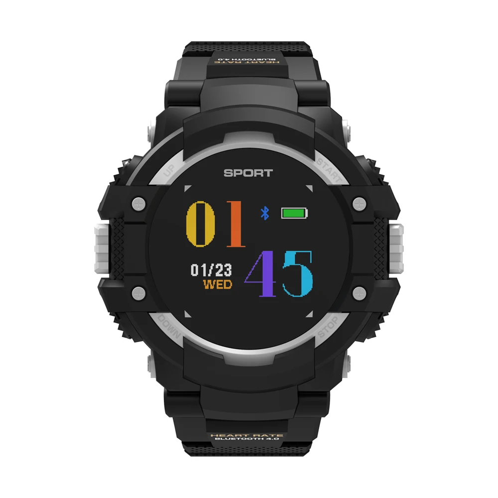 

DTNO.1 NO.1 F7 Smart Watch GPS V4 Real-Time Heart Rate Temperature Monitor Call Alert Sports Outdoor IP67 Waterproof Smartwatch