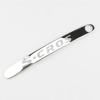 

STAINLESS TAIL BRAKE LIGHTS STOP LAMP COVER STICKER FOR SUZUKI S-CROSS NEW SX4 CROSSOVER 2014 2015 2016