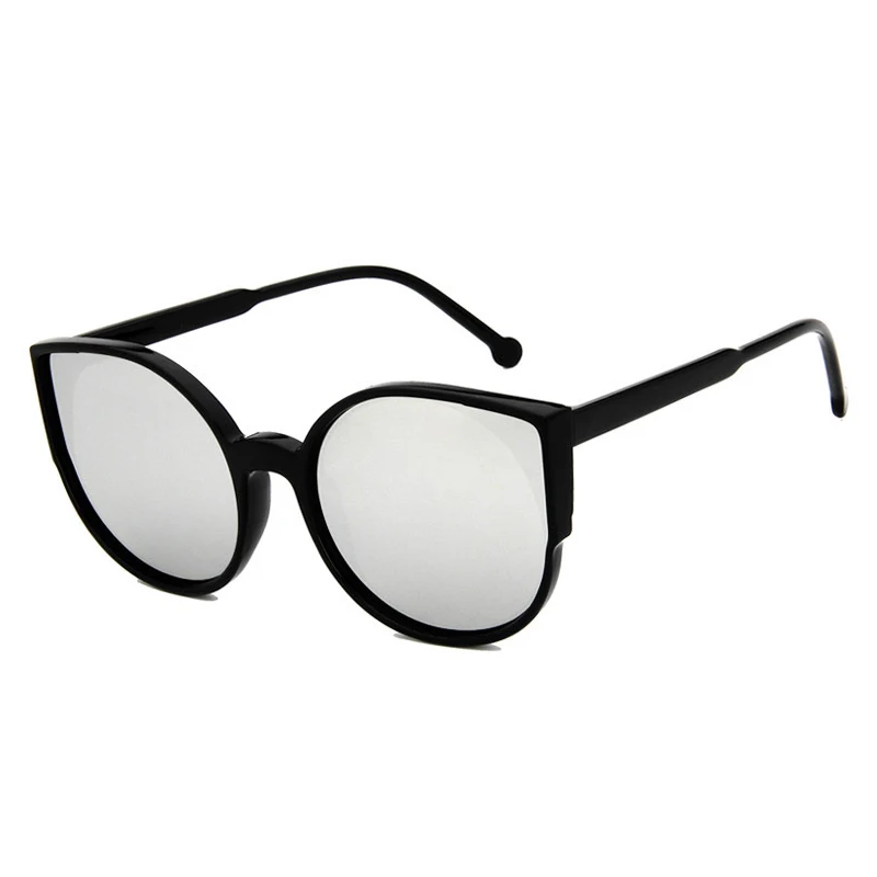 

Women Men Cat Eye Sunglasses Korean Trend Fashion All-Match Gorgeous PC Eyeglasses Frame AC Lens UV400 Glasses Colorful 016