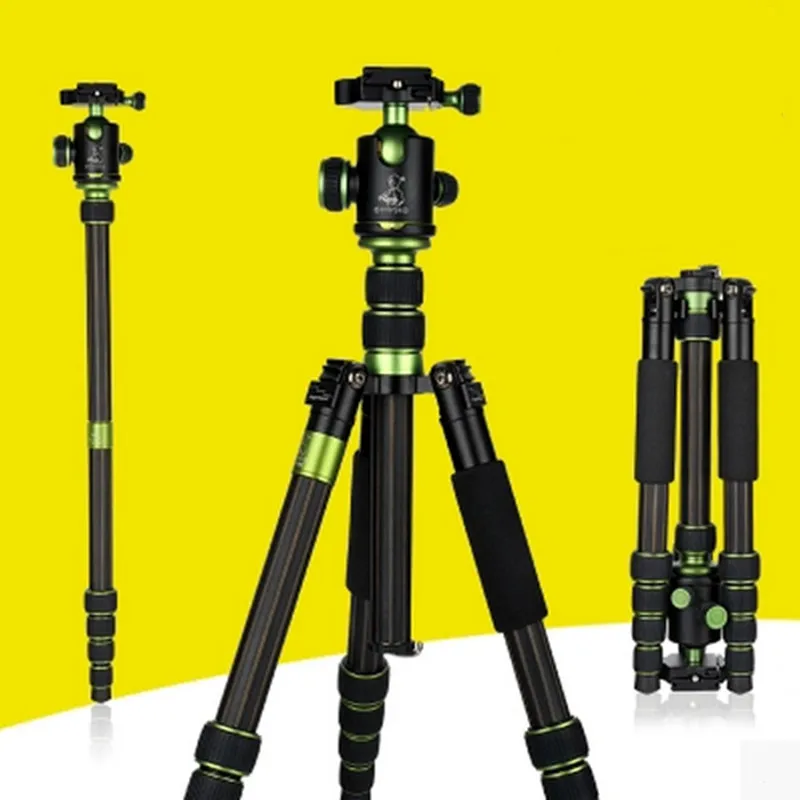 SYS700C Carbon Fiber Tripod For SLR Camera Tripod Portable Traveling