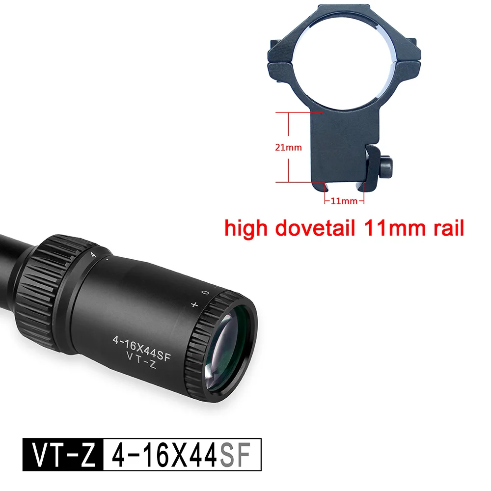 Discovery VT-Z 4-16 x 44 SF Mil Dot охотничий оптический прицел - Цвет: high dovetail 11mm r