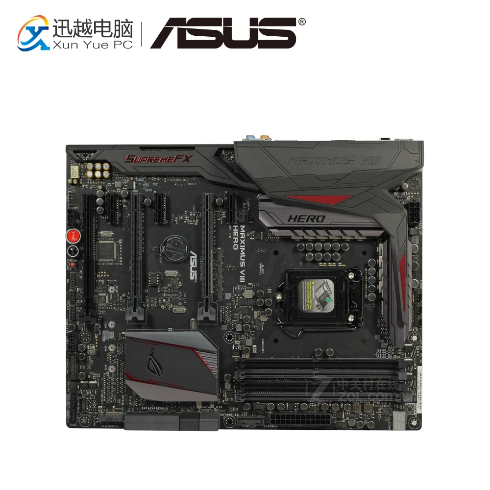 

Asus MAXIMUS VIII HERO Desktop Motherboard Z170 Socket LGA 1151 For Core i7 i5 i3 DDR4 64G USB3.0 ATX Original Used Mainboard