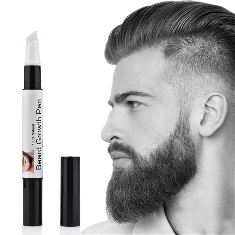 1pcs Men Beard Thick Growth Pen Portable Easy To Operate Styling