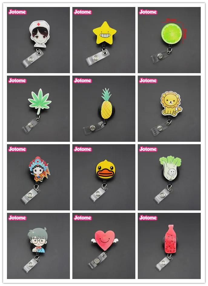 Acrylic badge holder