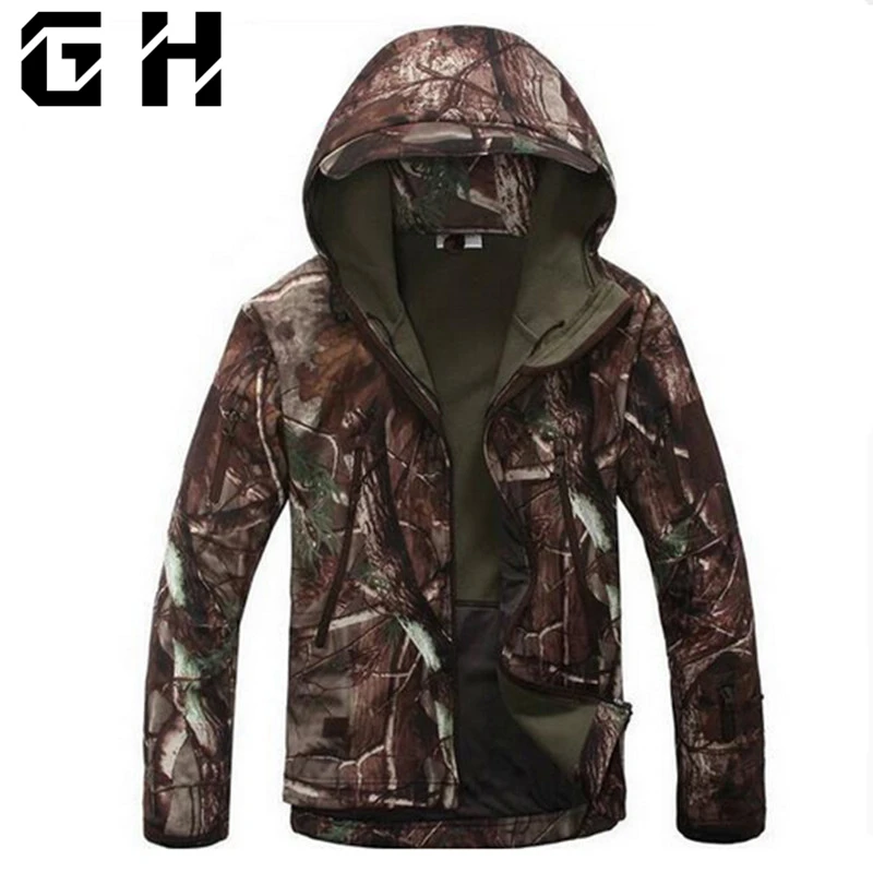 

Lurker Shark Skin Soft Shell V5.0 Outdoors Military Tactical Jacket Waterproof Windproof Hunter Camouflage Army Clothing