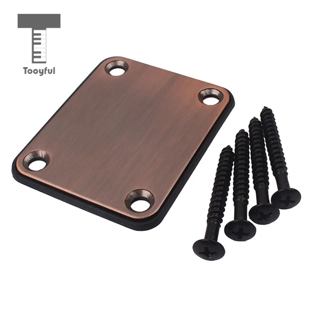 Tooyful Handmade Unfinished Guitar Wood Body with Neck Plate Gasket Luthier Tools for Strat ST Electric Guitar