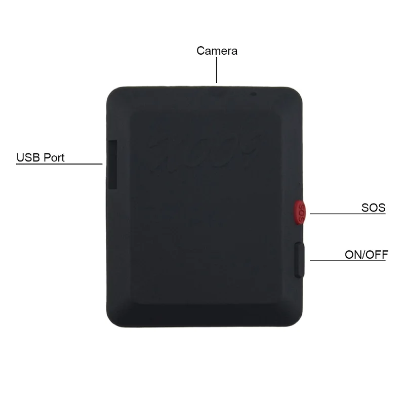 Mini GSM Tracker X009 with Camera Monitor Audio Video Record Real Time Tracking and Listening LBS Locator X009 with SOS Button