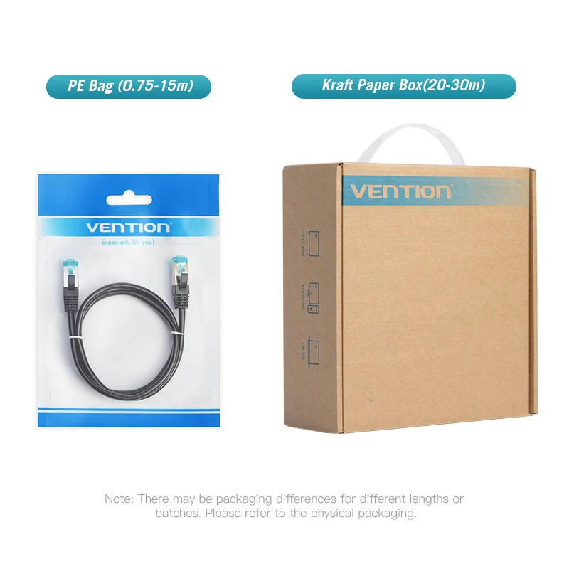 Vention CAT5e FTP RJ45 сетевой Ethernet Патч корд Lan кабель 0 75 м 1 5 2 3 для компьютера