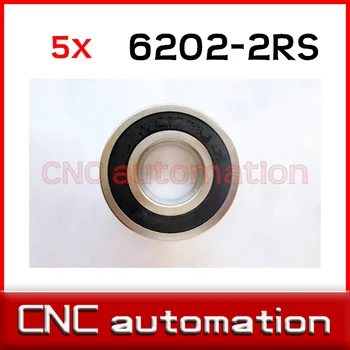 

5pcs hub shaft 440 stainless steel hybrid ceramic ball bearings 6202 S6202 2RS 15*35*11mm Si3N4 bike part