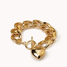 AL-SL82156/трактор/Сердце браслет-цепочка