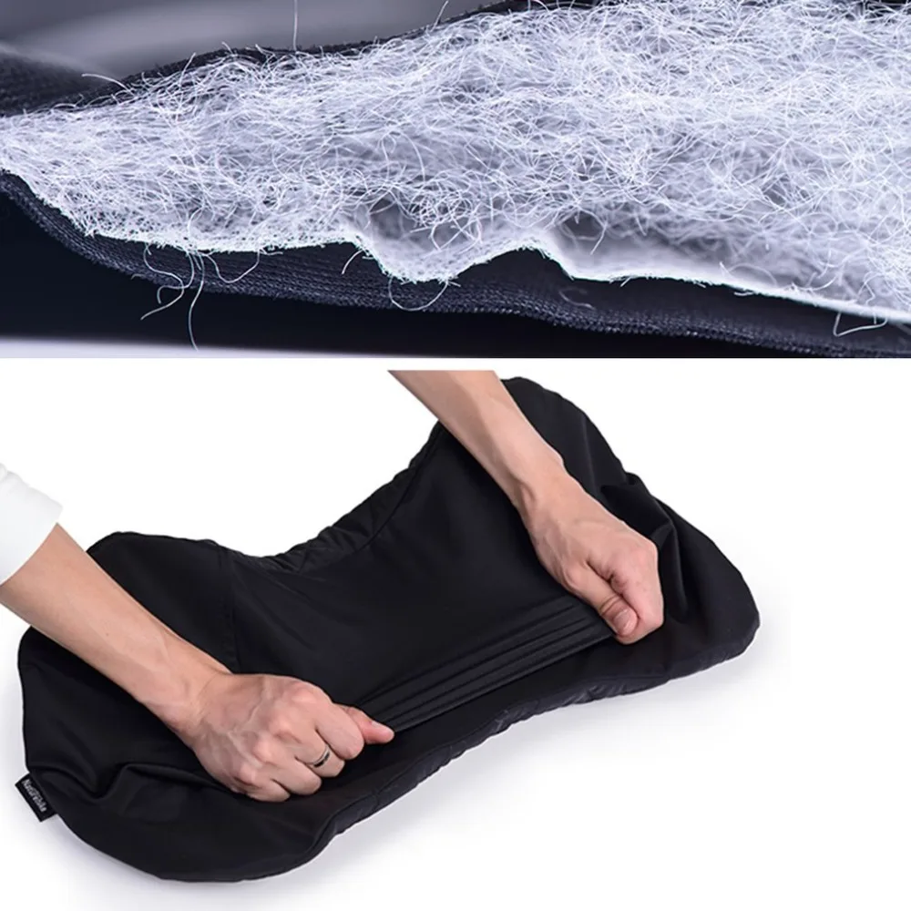 Надувная походная подушка для путешествий, утолщенная теплая удобная подушка с наволочкой, Пыленепроницаемая и грязеотталкивающая наволочка