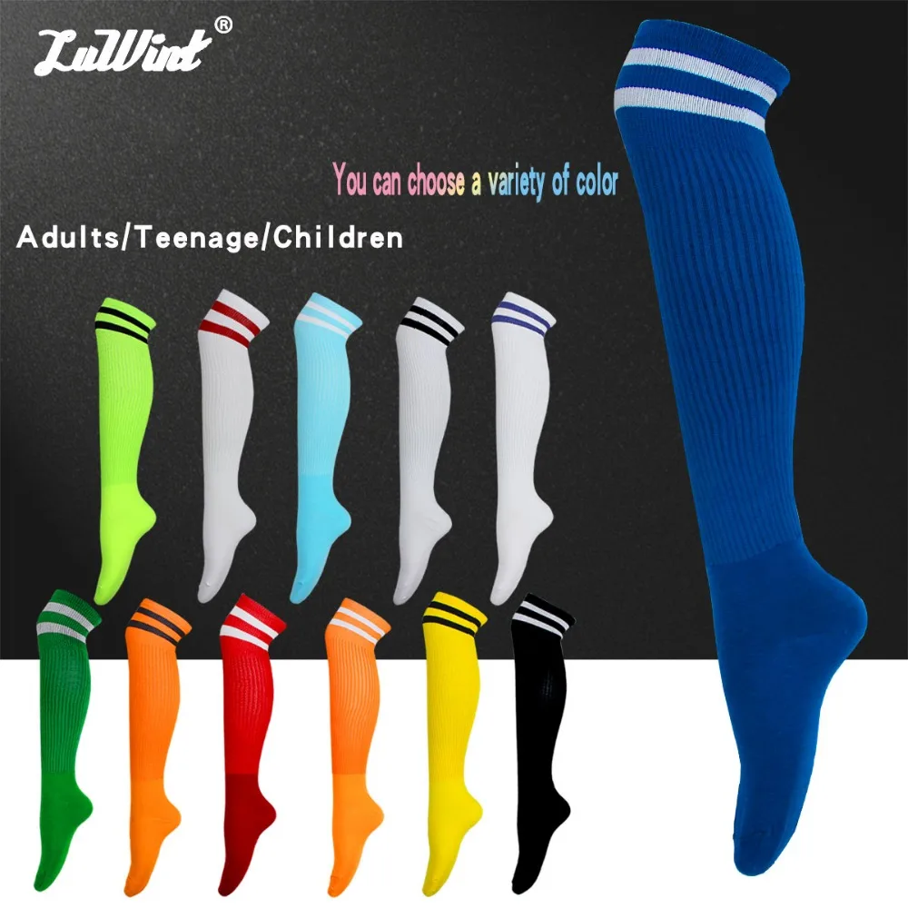2 Pairs Luwint Children Football Socks Boys Soccer Sock Long Soccer