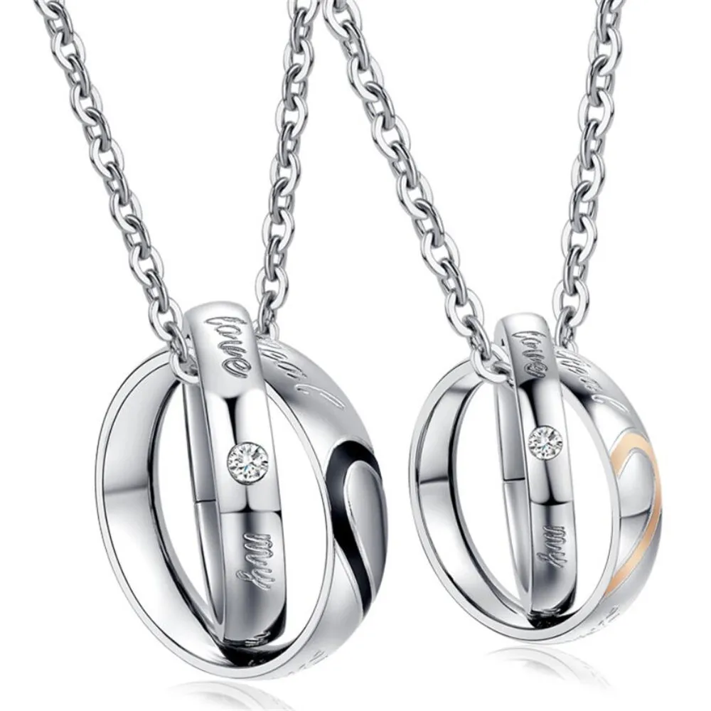 Mimeng Titanium Jewelry Stainless Steel Jewelry Titanium Couple