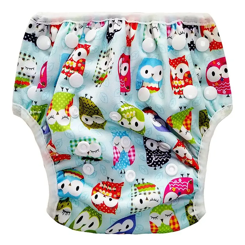 Пляжная одежда для маленьких мальчиков и девочек с героями мультфильмов; плавки Купальники с подгузниками для купания - Цвет: A10