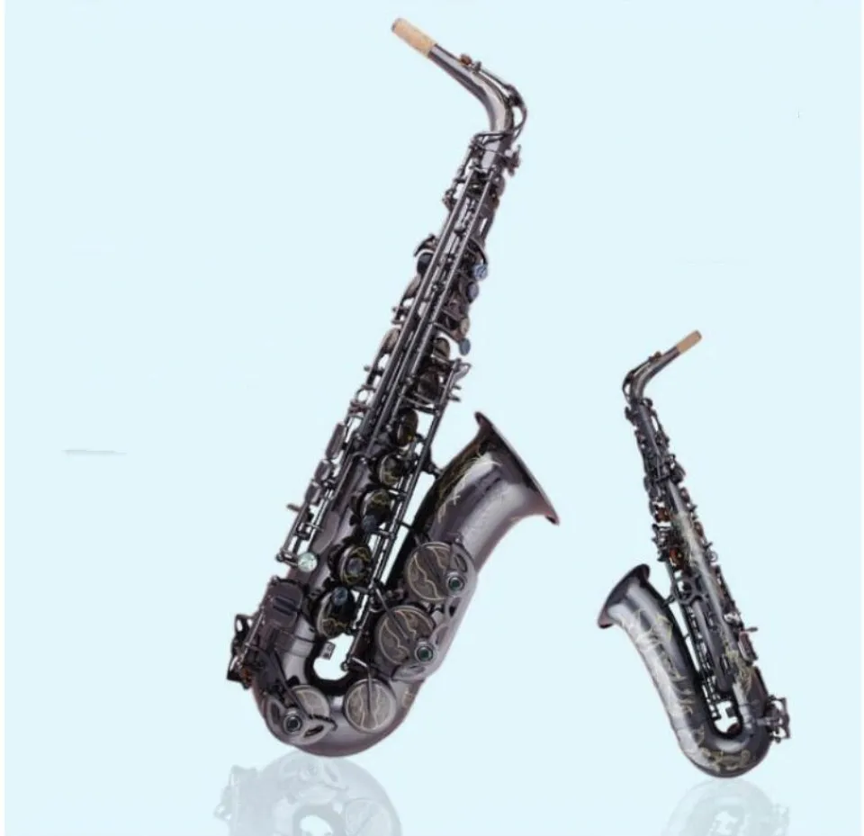 Music instruments France 54R Alto saxophone E flat alto saxophone Black