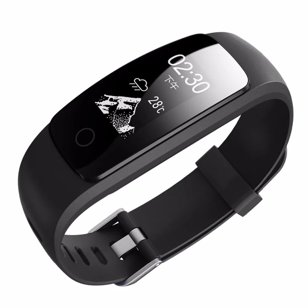 SOONHUA Bluetooth Smart Браслет RTC дисплей мягкий силиконовый спортивные потонепроницаемые браслет анти потерянный удаленного камера сердечного ритма мониторы