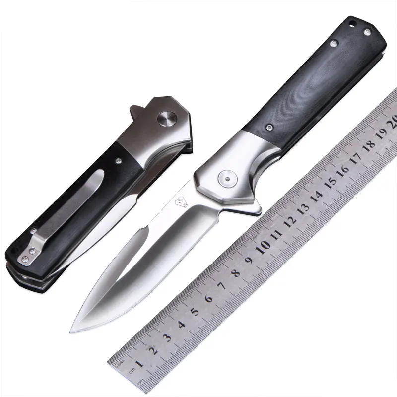 

VOLTRON V20 Folding Knife 8CR13MOV steel Blade G10 Handle Hunting Survival Tactical pocket Knife Outdoor Camping Knife EDC Tools
