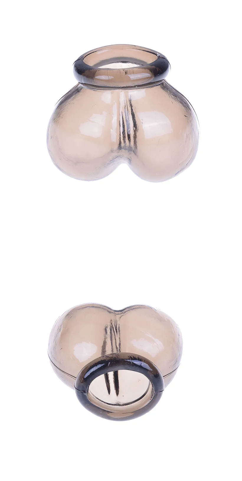 HWetR Penis Cock Ring Time Delay Lasting Scrotum Bondage Restraint Chastity Cage Ball Stretcher Sex Toy Ring Body Jewerly