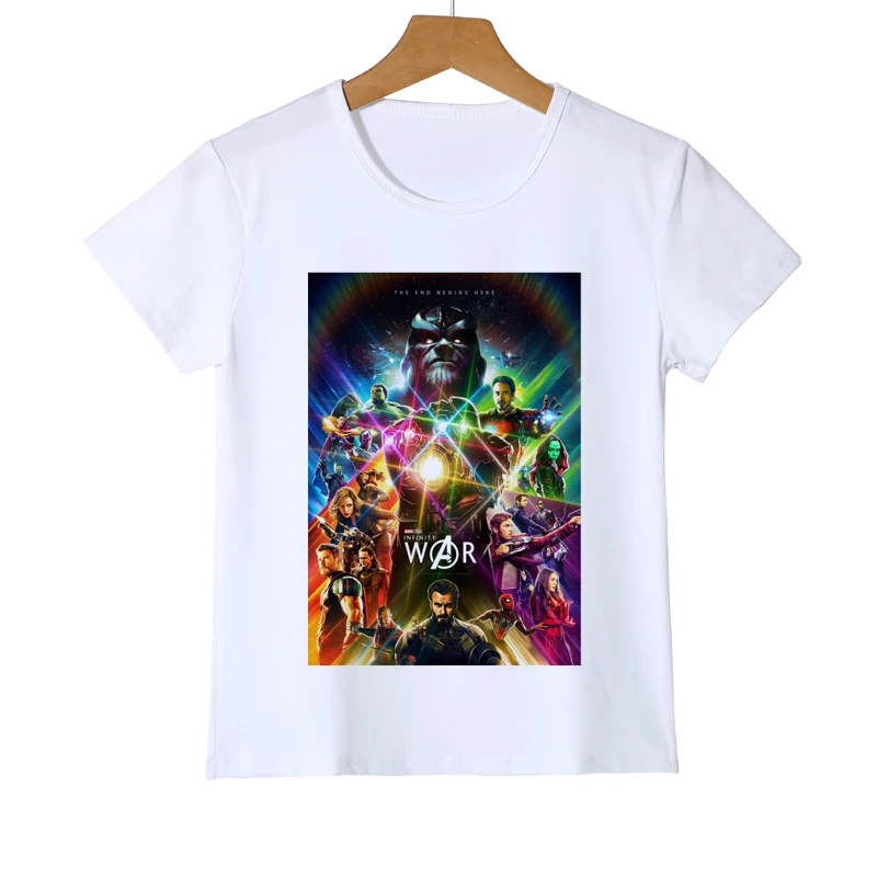 Футболка для мальчиков и девочек с забавным 3D принтом Железного человека Детская футболка с Мстителями Железным человеком футболка с короткими рукавами для подростков suprehero Y8-9 - Цвет: 7