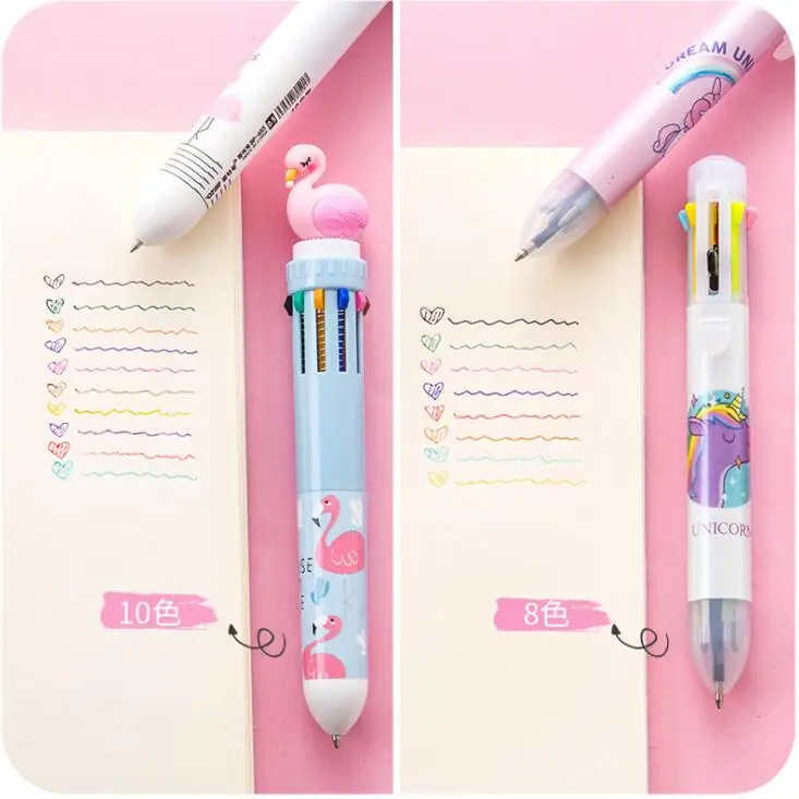 Flamingo Ball Point Pens Favors School Stationery In Party Gifts Recuerdos 12pc 