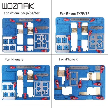 

Multi-functional PCB Motherboard Holder Fixture For iPhone x 6G/6P/6S/6SP/7/7P/8/8P A11 A10 A9 A8 NAND CPU Proof Cooling Jig