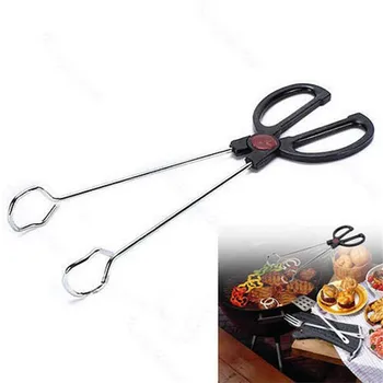 

Kitchen Restaurant Food Service Stainless Steel Tong Barbecue Clip Coal Clip