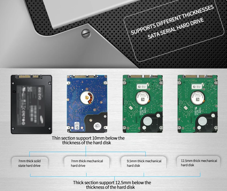 Blueendless Внешний чехол для жесткого диска 2,5 'Sata USB 3,0 алюминиевый SSD Caddy Box 5 Гбит/с внешний жесткий диск чехол Hd Externo