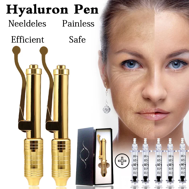 

Hight Pressure Hyaluron Acid Pen Gold Verstuiver Mesotherapy Gun injection thesera pen Hyaluronzuur Pen Anti Wrinkle Lifting lip