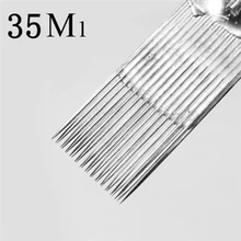 50 шт. Ассорти стерилизовать одноразовые Magnum Иглы для татуажа 35m1 татуаж Нержавеющая сталь tatuagem agujas пирсинг