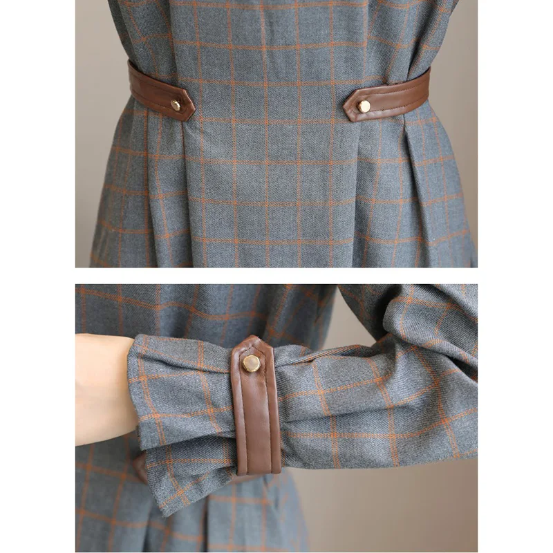 2019-Summer-New-Fashion-Dress-Women-Casual-O-neck-three-quarter-Lantern-Sleeve-Hem-Ruffles-Loose (5)