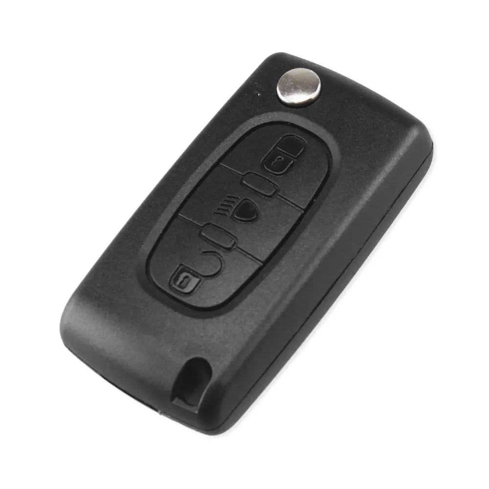 KEYYOU дистанционный ключ чехол для peugeot 207 307 308 407 607 807 для Citroen C2 C3 C4 C5 C6 Флип Складной Корпус для автомобильного ключа 2/3/4 кнопки