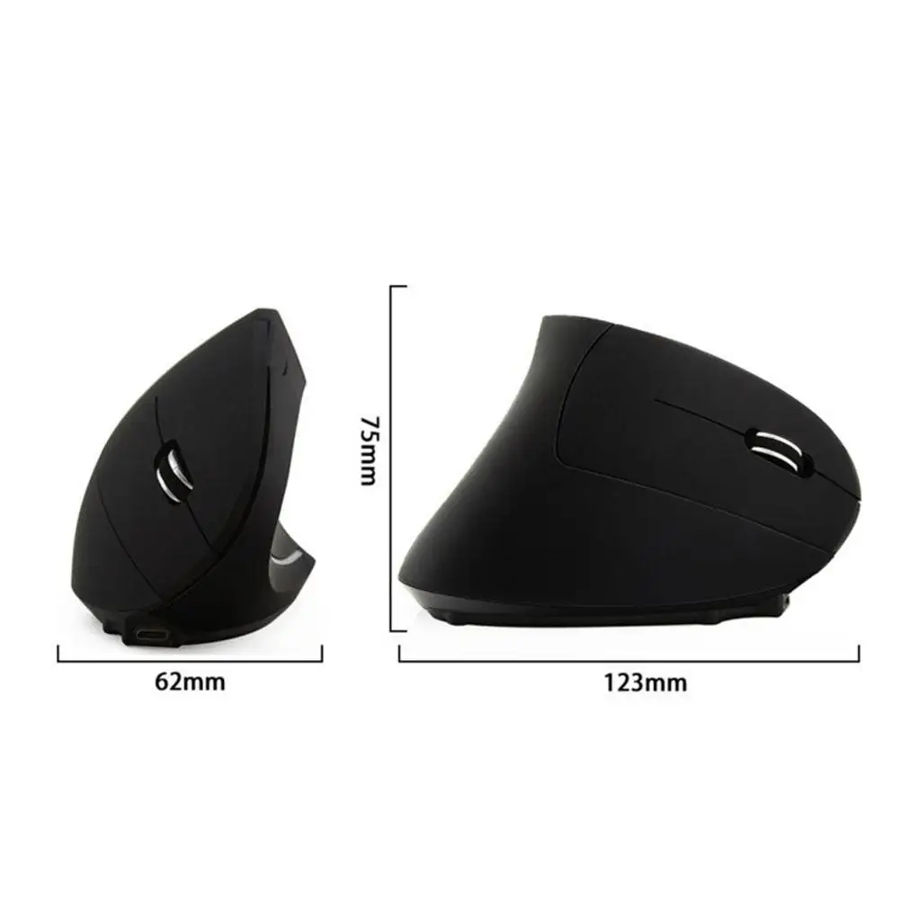 

EastVita 2.4G Wireless 1600dpi Optical Mouse Ergonomics Vertical Gaming Mouse Computer Mouse r20