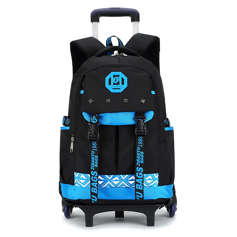 2018 Fashion Boys detachable Trolley backpack Girls School Bag children Travel Luggage Suitcase On Wheels kids Rolling bookbag