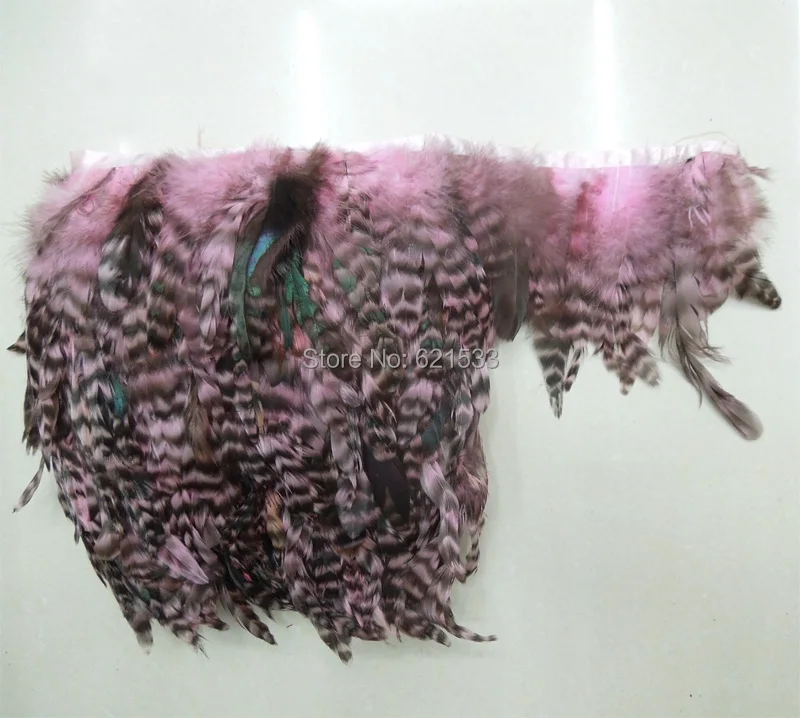 

Feathers Trim,10yards/lot-PINK Chinchilla Rooster Feathers Trim,chinchilla feather fringe,4-6inches height