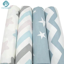 50 см* 160 см звезды и шеврон печатных хлопчатобумажная ткань для подушки в технике «пэчворк» подушки для шитья Tissu Telas Tecido Patchowk