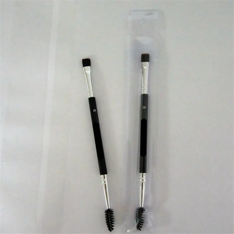 

Fine Double Sided Ended Eyebrow Makeup Wand Brow Shaping Angled Eyelash Brushes Eyebrow Ended Sided