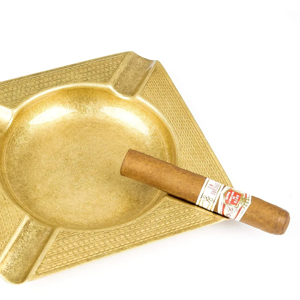 

Entirely Copper Floral Carved in Cupreous Pocket Cigar Ashtray