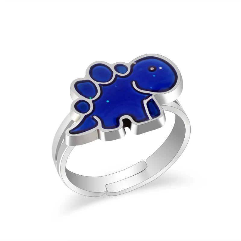 Женское кольцо с эмалью регулируемое меняющее цвет 1 шт.|bague femme|feeling ringmood ring |