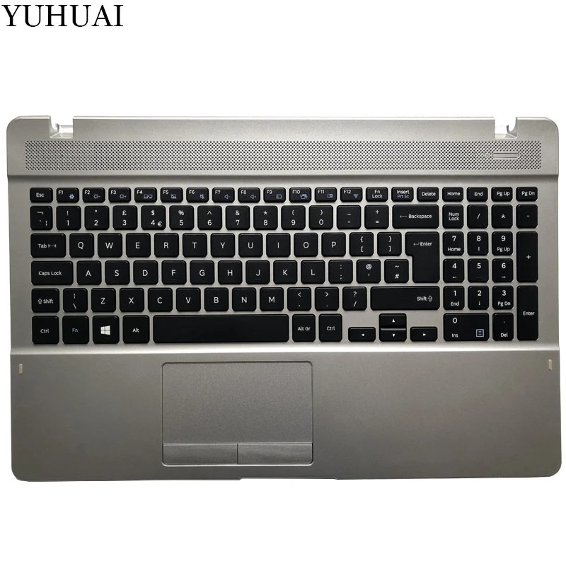 

UK keyboard for Samsung NP 370E5J 370B5J 371E5J UK laptop keyboard with palmrest BA98-00317A
