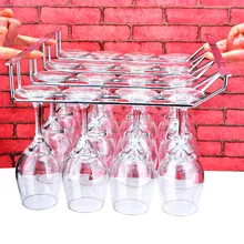 34 см четыре Углеродистая стальная Подвесная подставка для чашек Винный Стеллаж Европейская Рамка для чашки висящий вверх дном бокал для вина