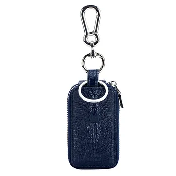

Men PU Leather Key Wallets Zipper Key Purse Unisex Car Key Holders Buckle Key Case Small Wallets Coin Purse Holder 7.12