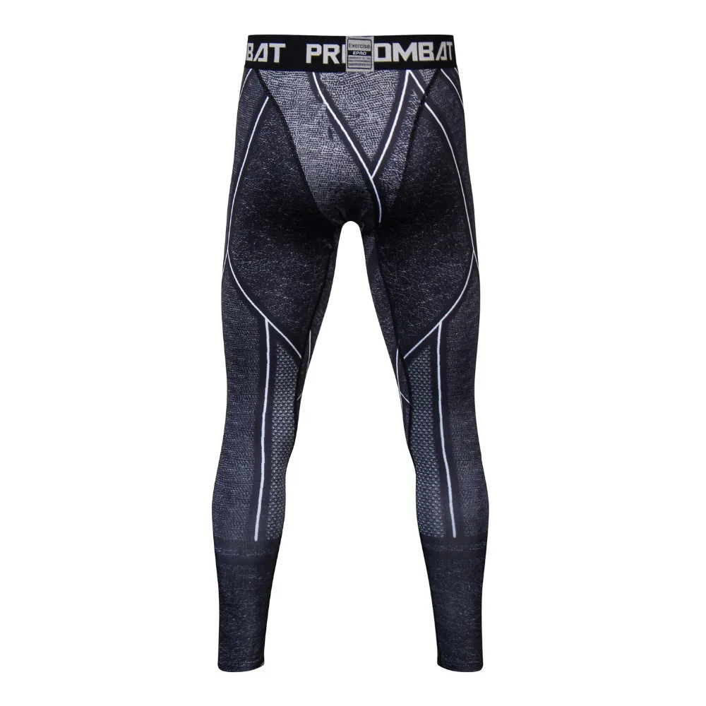  Black Panther 3D Mens Workout Fitness Leggings Elastic Pants Bottom Weight Lifting Bodybuilding Leg