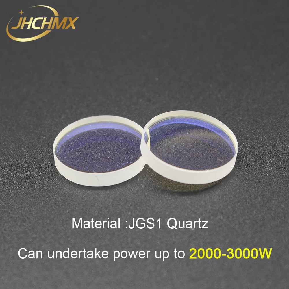 JHCHMX 100 шт./лот Raytools лазерные защитные линзы/стекло 1064nm 27,9*4,1 мм для 0-2000 Вт Raytools Bodor волоконный станок для лазерной резки