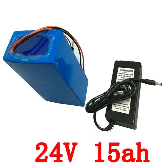 Cheap 24v 15ah battery pack lithium 24v 350w e bike li-ion 24v lithium bms electric bike battery 24v 250w motor +2A charger Hot sale!