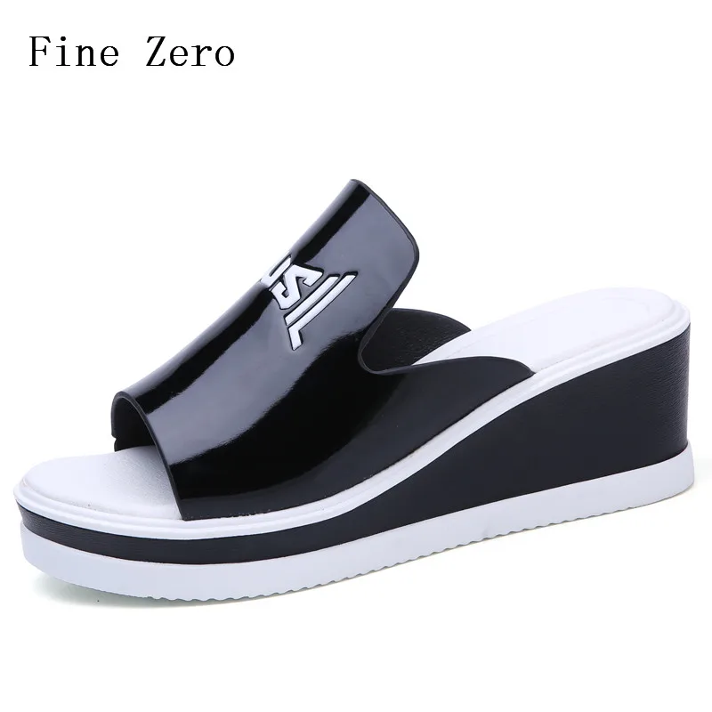 

Fine Zero 2017 Female Open Toe Platform Women's Sandals Summmer Genuine Leather Gladiator Trifle Woman high heel pumps Shoes