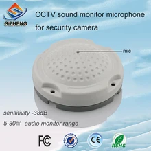 SIZHENG QD40 adjustable mini microphone sound monitor audio pick-up device for security DVR camera CCTV accessories giantree adjustable cctv microphone audio pickup device monitor safety security device high sensitivity dvr cctv accessories