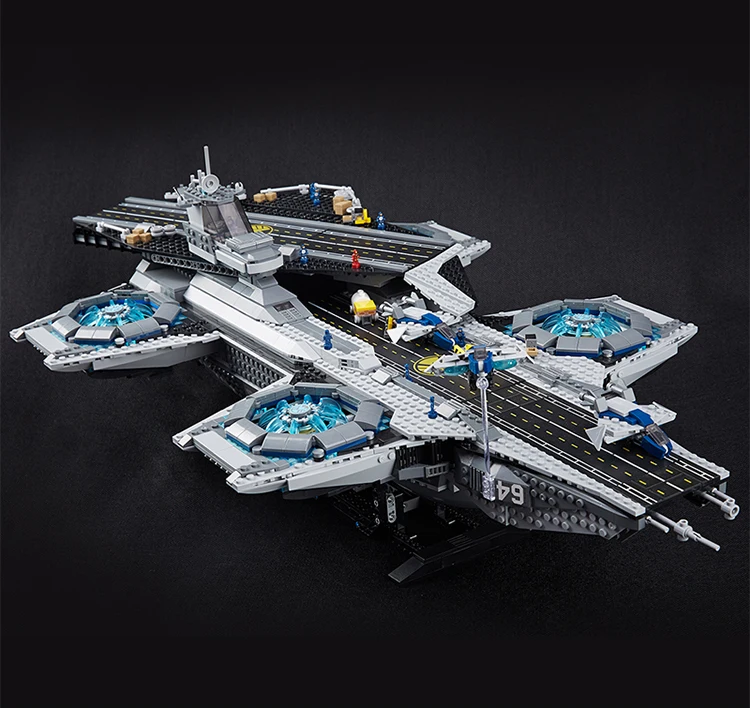 DHL 07043 Супер Герои Игрушки совместимы с 76042 щит Helicarrier модель строительные Конструкторы кирпичи новые детские игрушки brinquedos