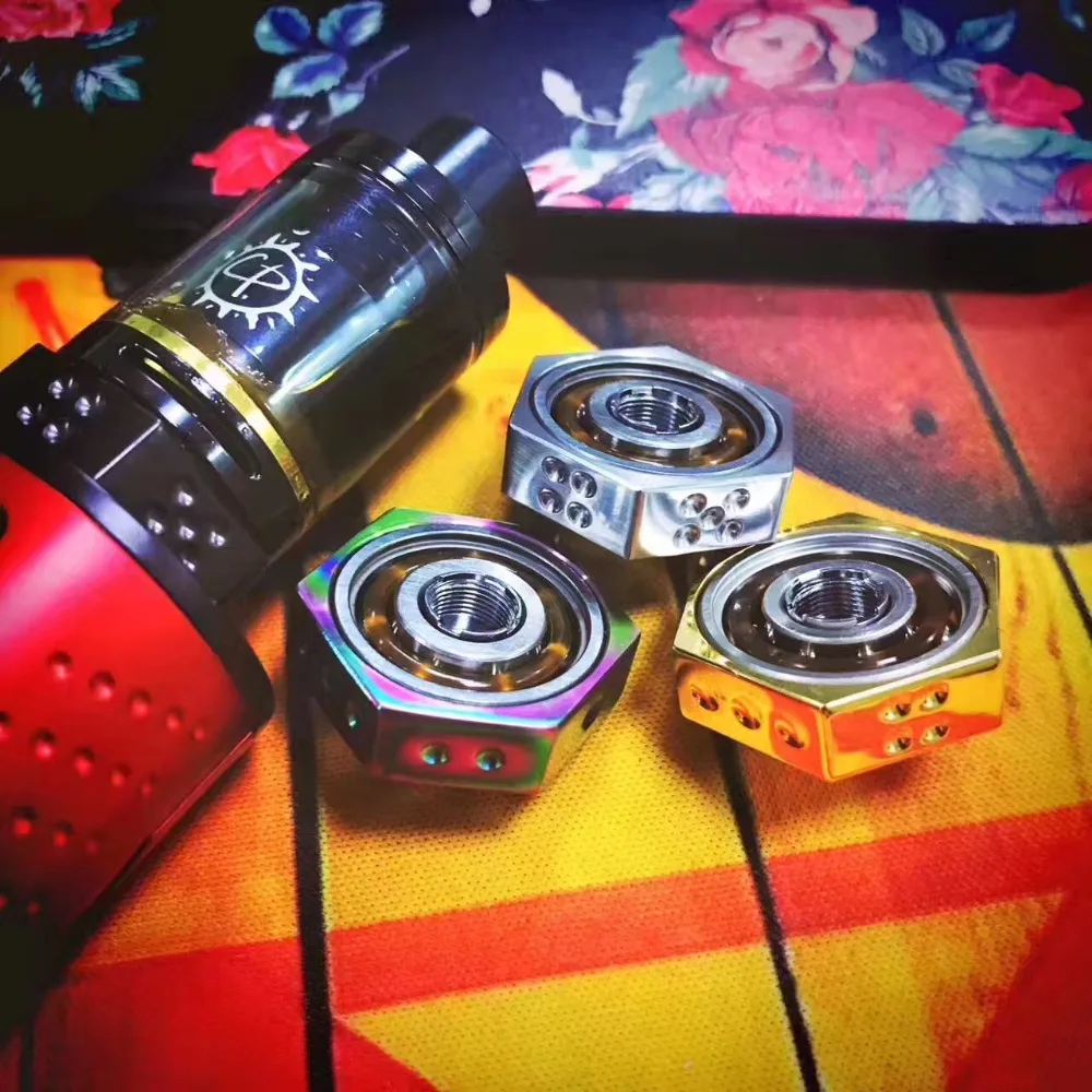 Vape Spinner New Fidget Spinner fit 510 thread Atomizer RDA Box